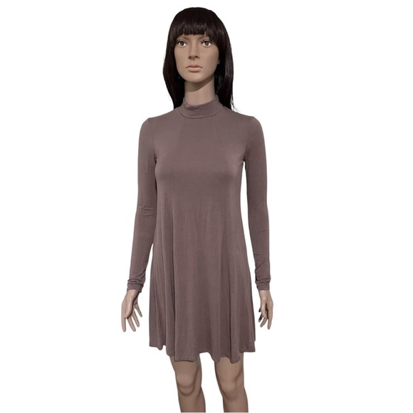 Charlotte Russe Mauve Sweater Long Sleeve Dress Women’s Size XSmall - Picture 1 of 9